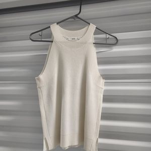 Cream knit tank